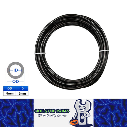 8mm Black PU Air Hose Pneumatic Tube Pipe for Air Compressor Water Oil