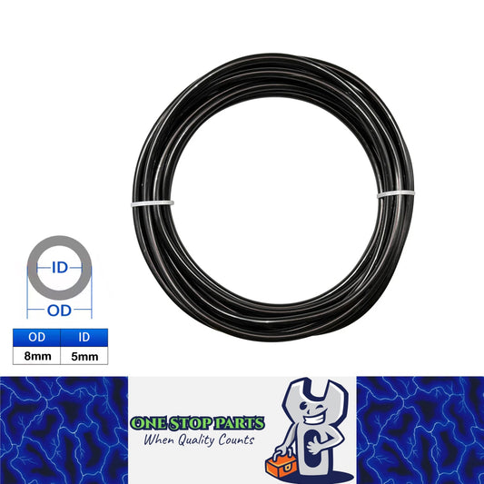 8mm Black PU Air Hose Pneumatic Tube Pipe for Air Compressor Water Oil
