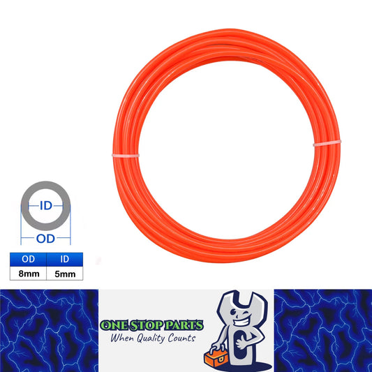 8mm Orange PU Air Hose Pneumatic Tube Pipe for Air Compressor Water Oil
