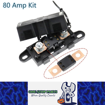 ANM Mega Inline Fuse Holder with Bolt On 100 Amp Fuse Supplied Offset Mount Hole