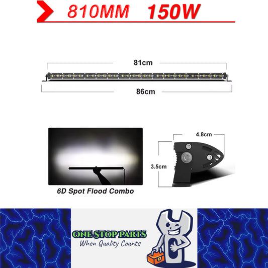LED Light Bar 810mm 150W Flood Beam Spot Beam Combo LED Work Light LED Light Bar