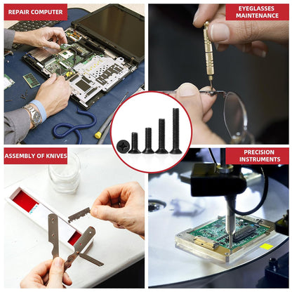 860pcs Small Screw Assortment Kit M1.2 M1.4 M1.7 M2 M2.5 M3 for Laptop PC SSD