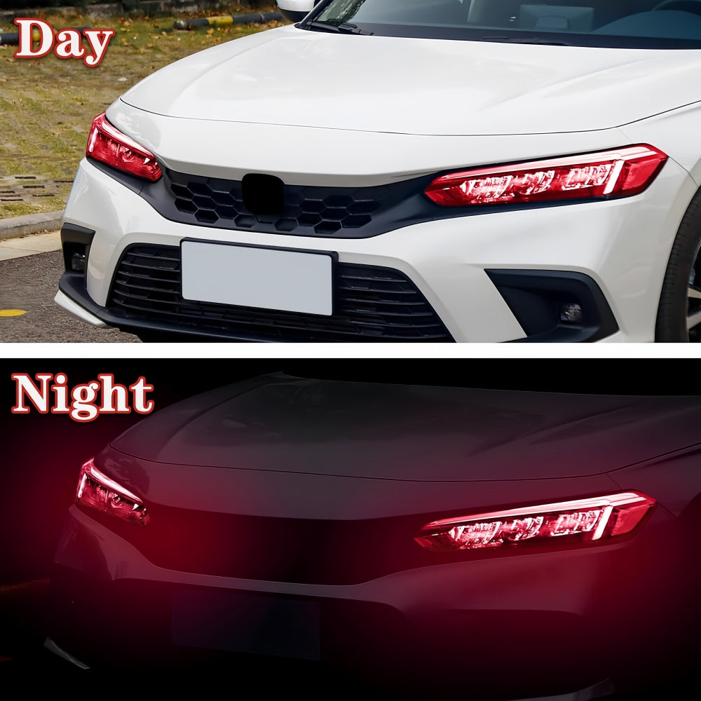 Red PVC Tint Film Wrap for Headlights and Tail Lamps 30cm x 60cm Red Film