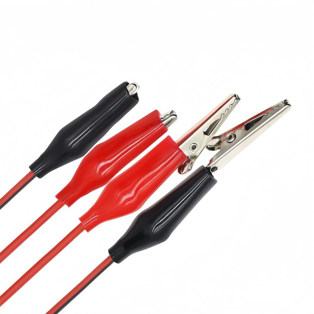 5 x 1M Electrical Alligator Clips Cable Jumper Wire Test Leads Double-ended Clip