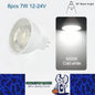 8 x MR16 7W LED Spotlight AC/DC 12V-24V 38 Degree 6000K Cold White Downlight