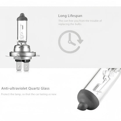 2 x PHILIPS H7 12V 55W Super Bright Halogen Clear Globes 3200k Original (2pcs)