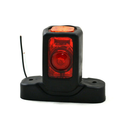 2 x LED Side Marker Light 85mm Red/Amber/White Trailer Truck Signal Marker Lamp