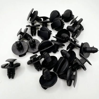 100pcs 8mm Push Retainers Clip Bumper Fender Fastener Rivet for Peugeot Citroen
