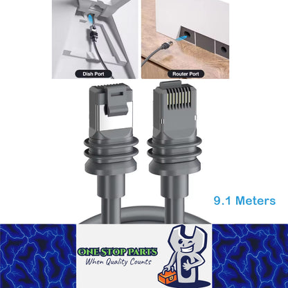 9.1M Starlink Gen3 Cable Ethernet Extension Cable Router to Dish Starlink Gen3/V