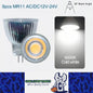 9 x MR11 3W LED Spotlight AC/DC 12V-24V 38° 6000K Cold White Glass Downlight