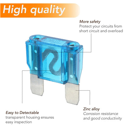5 x BLUE 60 AMP MAXI BLADE FUSES 60AMP 5PCS FREE DELIVERY BULK BUY