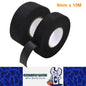 9mm Wide 10M Long Heat Resistant Electrical Harness Tape Black Fabric Cloth tape