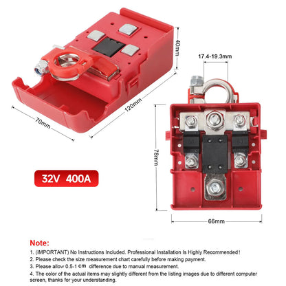 32V 400A Car Powr Battery Distribution Terminal Fuse Clamp Connector for Caravan