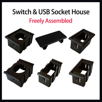 1 x Rocker Switch Gang Plate Middle Only for Multi Gang Switch Applications