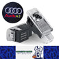 2 x Audi LED Car Door Light Welcome Light Laser Projector Lamp with Audi A3 logo
