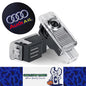 2 x Audi LED Car Door Light Welcome Light Laser Projector Lamp Audi A4L logo