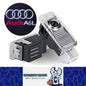 2 x Audi LED Car Door Light Welcome Light Laser Projector Lamp Audi A6L logo