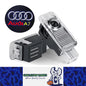 2 x Audi LED Car Door Light Welcome Light Laser Projector Lamp with Audi A7 logo