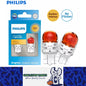 2 x Philips T20 7443 Amber LED Globes 12V Philips 7443 Amber LED Signal Light