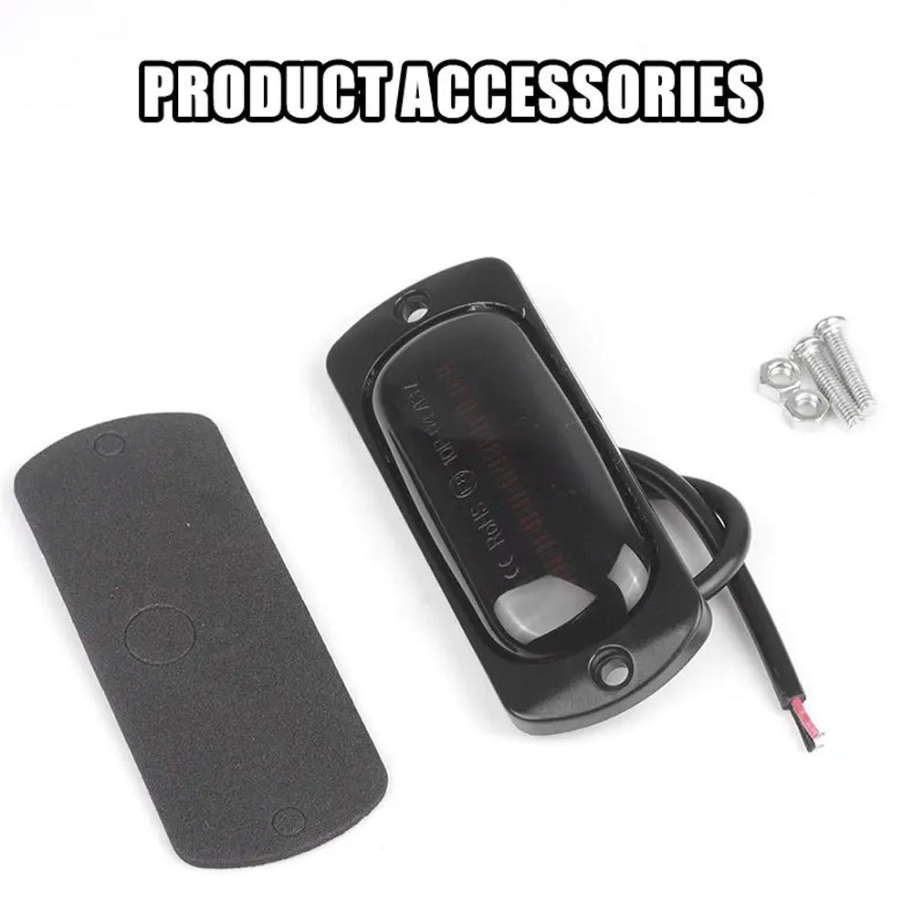 1 x Amber LED Side Marker Lamp 88x35mm 12V-24V 12LEDs Side Marker Signal Light