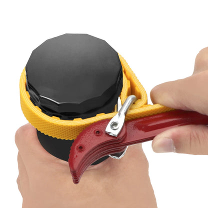 Adjustable Universal Belt Wrench Multi-Purpose Belt Strap Wrench fit OD max 13CM
