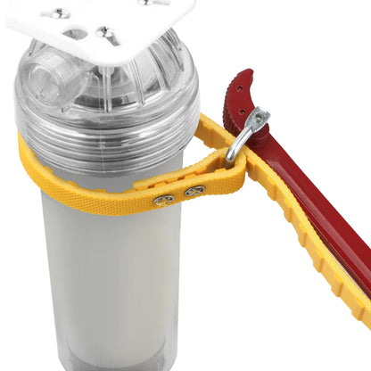 Adjustable Universal Belt Wrench Multi-Purpose Belt Strap Wrench fit OD max 13CM