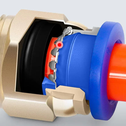 50 x Pneumatic Air Connector Fittings Push to Connect 8mm Tube to 9.7mm Thread