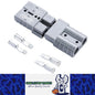 2 x 50A Grey Anderson Style Sockets Plugs 50 Amp for Caravan and Camping (2pcs)
