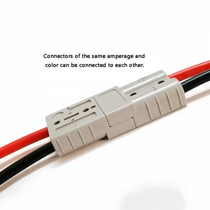 1 x 175amp Anderson Style Plug With 80cm 4AWG Cable with Eye Terminals 175 Amp