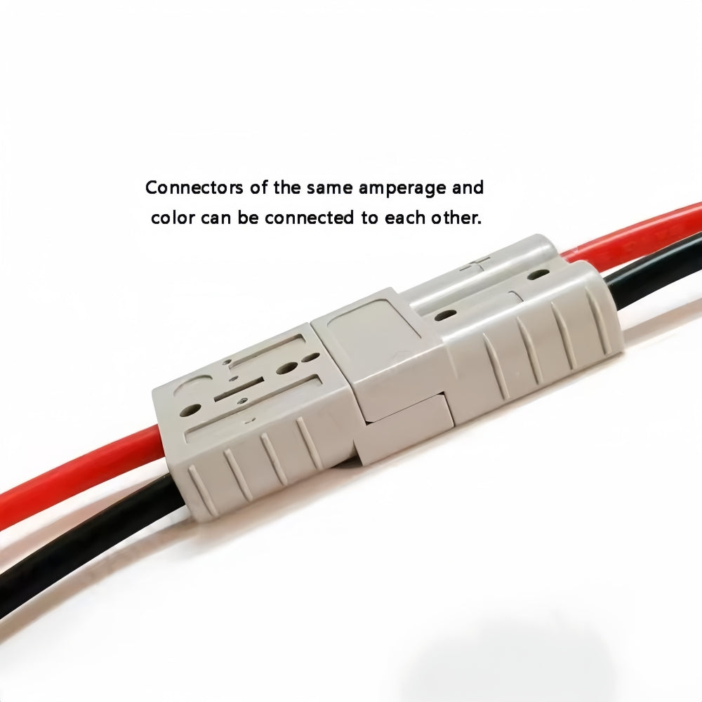 1 x 175amp Anderson Style Plug With 40cm 4AWG Cable with Eye Terminals 175 Amp