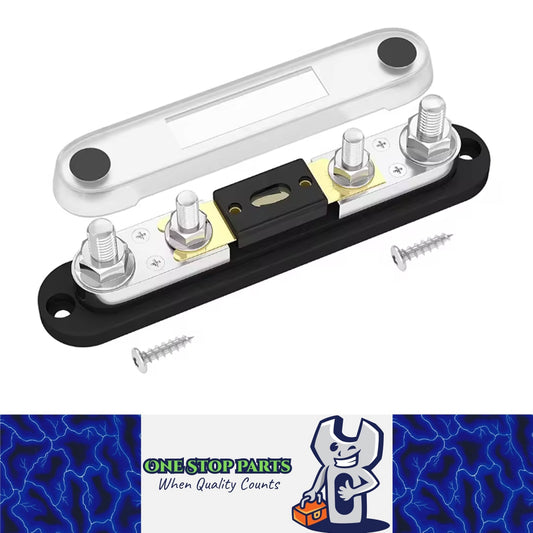 ANL Fuse Holder Max 750A with 2 x M10 Stud Terminals and 1 x 100A ANL Fuse Block