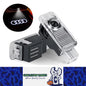 2 x Audi LED Car Door Light Welcome Light Laser Projector Lamp with Audi logo 1