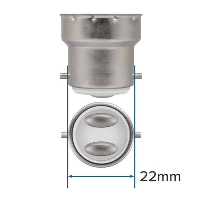 Blue 12V B22 1W LED Bubble Globe Frosted Lens LED Bulb ideal for sign