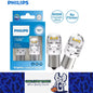2 x Philips 1156 BA15S Cool White LED Globes 12V P21W LED Signal Reverse Light