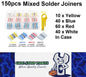 150pcs Electrical Waterproof Seal Heat Shrink Solder Sleeve Wire Connectors