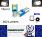 2 x Cool White BAY9S 18SMD NON POLARITY SUIT EURO INTERIOR LIGHTS (2pcs)