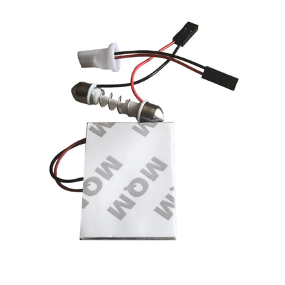 2 x Car LED Interior Reading Lamp Dome Light Adhesive Back with T10 Festoon Base