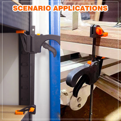 4 x 103mm 4" Bar Clamp for Woodworking Trigger Quick Grip Clamp 1 Handed Ratchet