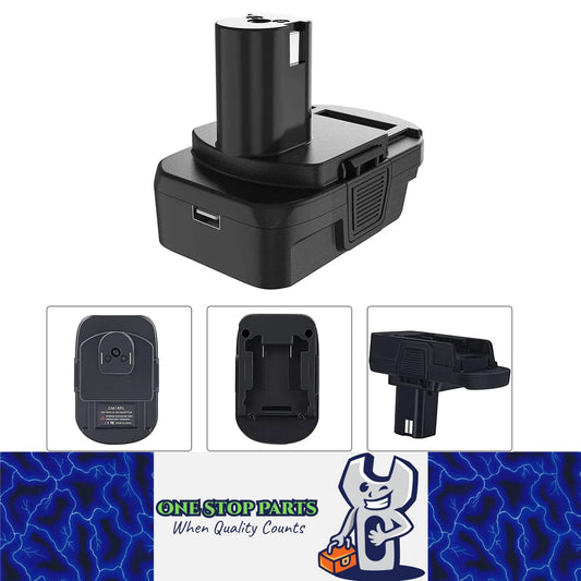 Battery Adapter Converts Dewalt 20V Milwaukee M18 Battery to Fit Ryobi 18V Tools
