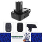 Battery Adapter Converts Dewalt 20V Milwaukee M18 Battery to Fit Ryobi 18V Tools