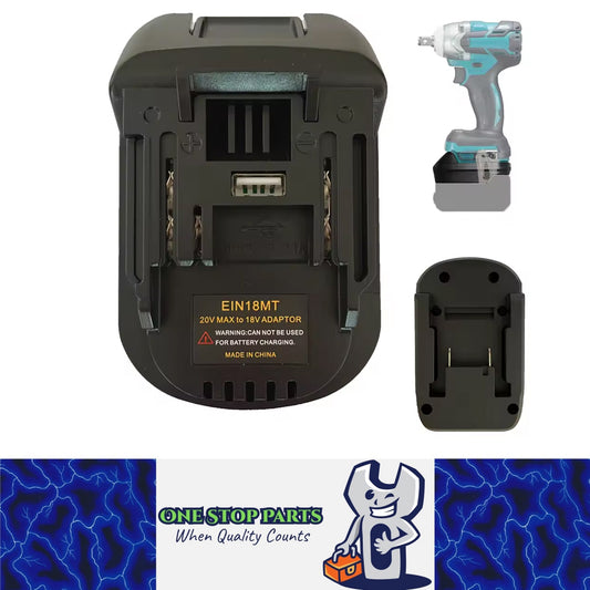 Battery Adapter Converts Einhell 18V Li-ion to Fit for Makita 18V Tools