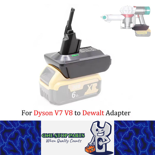 Battery Adapter for Dewalt 20V/18V Battery for Dyson V7/V8 Serie Vacuum Cleaner