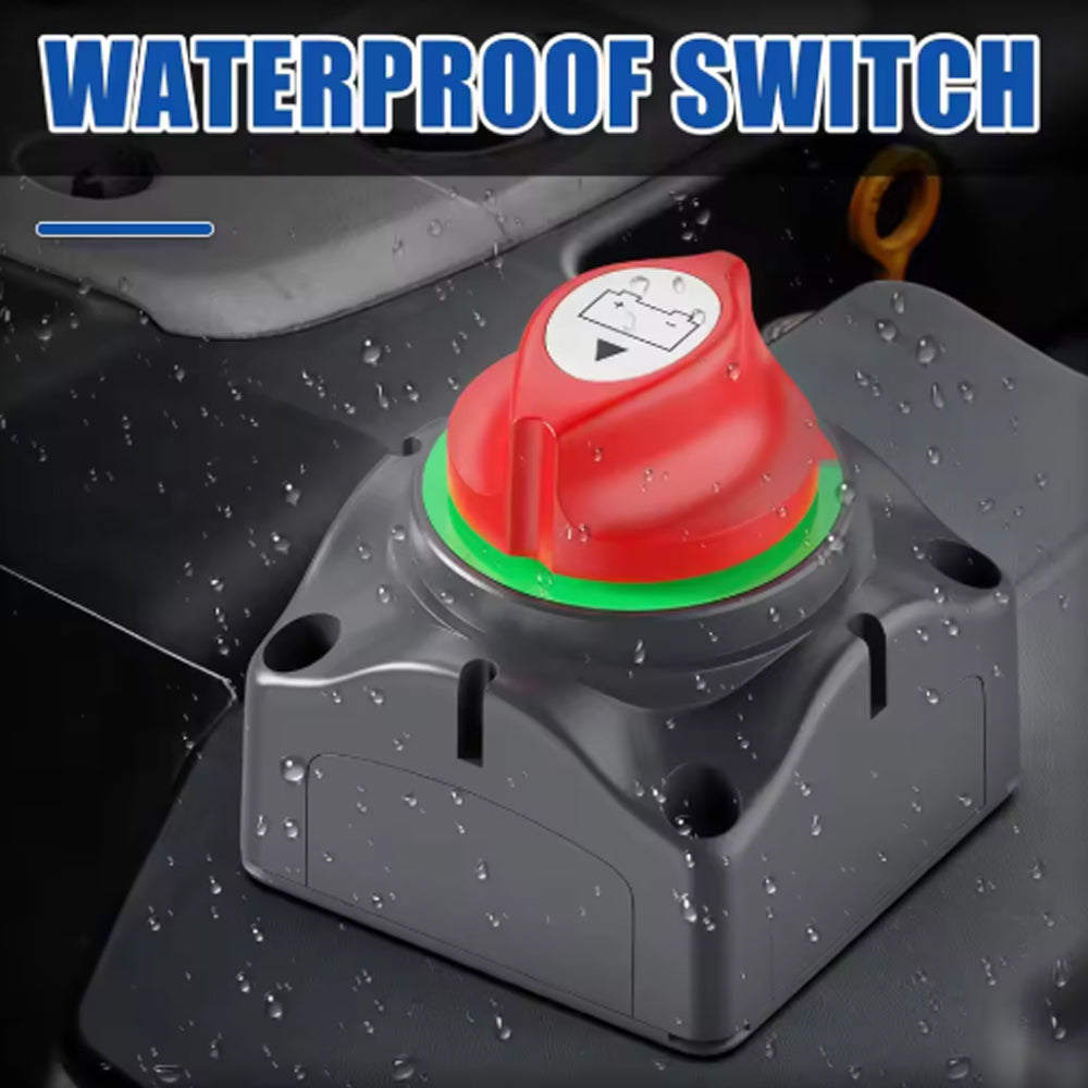 300A Battery Disconnect Switch 12V-48V RV Car Boat Marine Battery Cut Off Switch