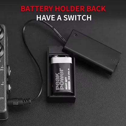 3pcs 9V Battery Holder 9 Volt Battery Box Case with On/Off Switch Cover and Wire