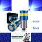 6pcs BAX9S Blue 12V 19SMD Canbus Super Bright LED Bulbs BAX9S LED Globes