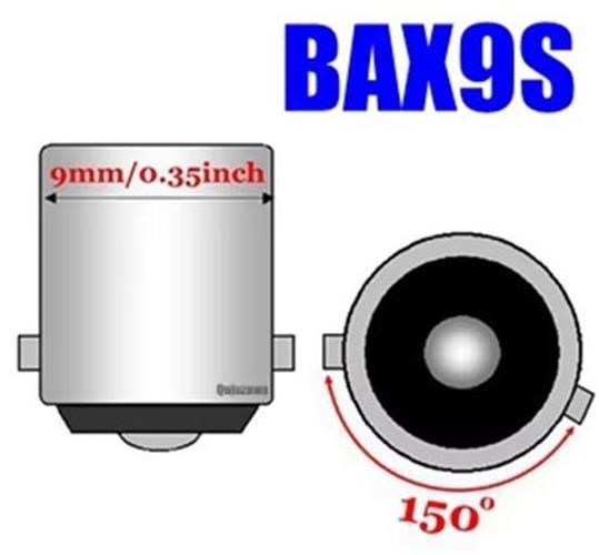 2 x Cool White BAX9S 18SMD NON POLARITY SUIT EURO INTERIOR LIGHTS (2pcs)