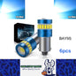 6pcs BAY9S Ice Blue 12V 19SMD Canbus Super Bright LED Bulbs BAY9S LED Globes