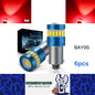 6pcs BAY9S Red 12V 19SMD Canbus Super Bright LED Bulbs BAY9S LED Globes