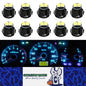 10 x T3 Neo 8mm 2x2016smd 400lm 12v Crystal Blue Dash illumination LEDs Ice Blue