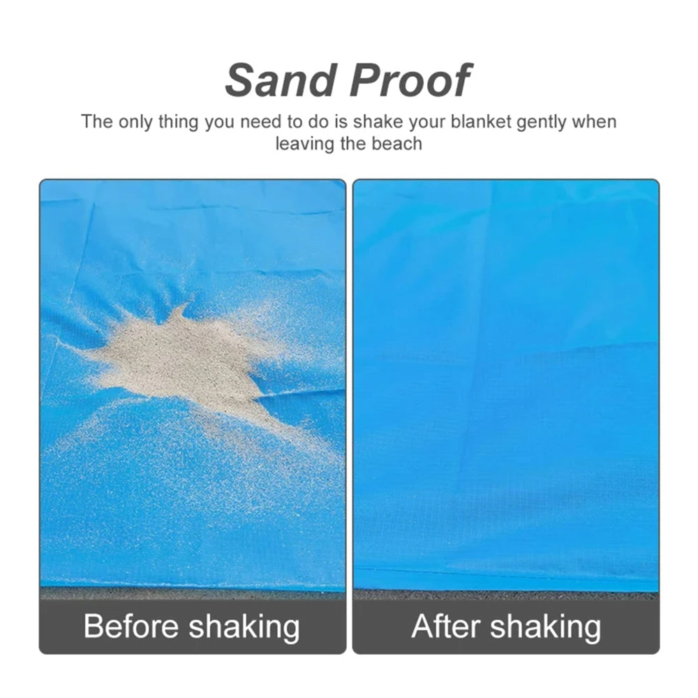Pink 200x140CM Beach Blanket Camping Mat Blanket Waterproof Picnic Blanket